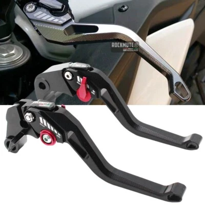 Palanca de freno de embrague ajustable negra para Panigale 1199/S/R/Tricolor 12-16 Foto 1 de 4