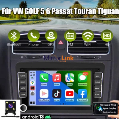 Für VW GOLF 5 6 Passat Touran Tiguan EOS 7" DAB+ Autoradio Android GPS Navi RDS - Bild 1 von 4