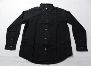 The Children’s Place Kid's Uniform Oxford Button Down Shirt CG2 Black Large NWT - Picture 1 of 3