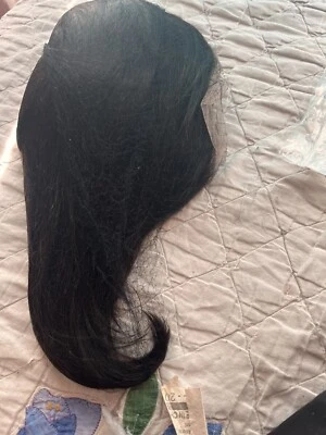 Peluca de encaje completa virgen bob de 10 pulgadas, nunca usada, nueva. Necesita ser arrancado Foto 1 de 4