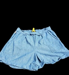 Polo Ralph Lauren Cuffed Teen Girls Chambray Shorts Size 16 - Picture 1 of 4