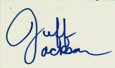 "Batavia Clippers" Jeff Jackson Hand Signed 3x5 Card Todd Mueller COA