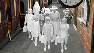 Segunda Guerra Mundial The Blitz - Evacuados - Set 1 - Juego de 10 figuras - Imagen 1 de 9