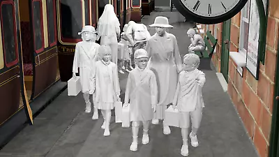WWII The Blitz - Evacuees - Set 1 - 10 Figure Set - Image 1 of 4