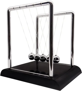 Newtons Cradle Balance Pendulum, Swinging Kinetic Balls, Fun Science Learning Ac - Picture 1 of 12