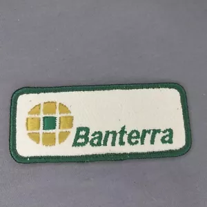Banterra Bank IL Illinois Toppa pubblicitaria 1 3/4"" x 4 - Foto 1 di 2