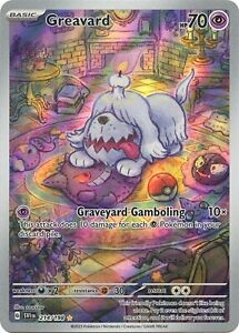 Greavard - 214/198 - Pokemon Scarlet Violet Base Illustration Rare NM