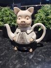 Tony Wood Master Piggy Decorative porcelain Teapot . .