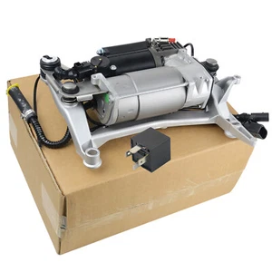 VW Touareg Porsche Cayenne 02-10 Luftfederung Kompressor mit Halterung 7L0698007 - Bild 1 von 9