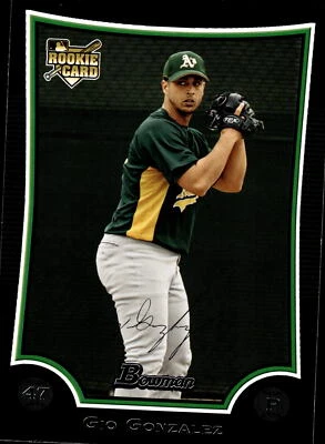 2009 Bowman Draft Picks & Prospects #BDP52 Джио Гонсалес дебютант Oakland Athletics - Изображение 1 из 2