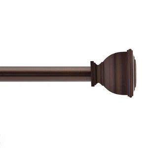 Caña para cortinas cuadrada Caleb de 3/4"" - 42""-120", bronce robado al óleo - Imagen 1 de 1