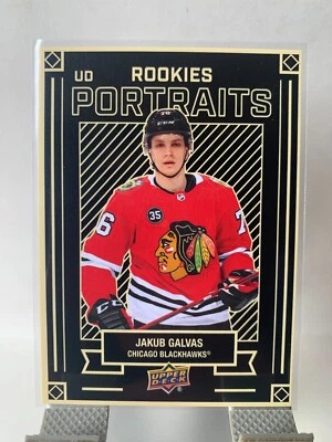 2022-23 Upper Deck Portraits Jakub Galvas Rookies P-69 Chicago - Image 1 of 2