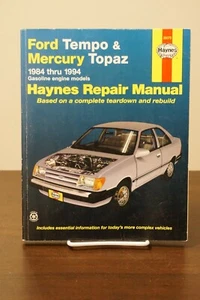 Haynes 36078 Service Repair Manual Ford Tempo & Mercury Topaz 1984 thru 1994 Gas - Foto 1 di 6