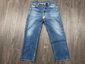 Levi's 501 Big E Selvedge 110 Anniversary Jeans  1994 38X40” Actual 34x29.5” - Picture 1 of 12
