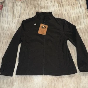 Wyoming Traders Cheyenne Softshelljacke Damen L schwarz Reißverschluss Ranch NEU - Bild 1 von 8