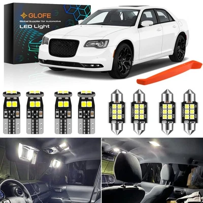 Kit de luces interiores LED bombillas de matrícula para Chrysler 300 300C 2011-2019 Foto 1 de 4