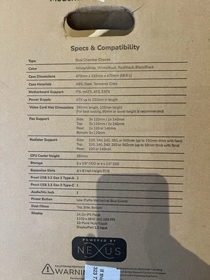 Hyte Y70 Touch Infinite Mid Tower Case Pitch Black E-ATX/ATX/M-ATX/M-ITX - Image 1 of 4