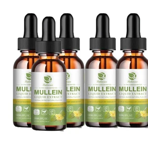 Mullein Leaf Extract Drops 60ml Lung Cleanse Respiratory Herbal Drop Health Care - Picture 1 of 13
