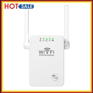 Drahtloser Repeater 2,4 GHz IEEE 802.11 WLAN-Signalverstärker 300 m (weißer EU-S - Afbeelding 1 van 10