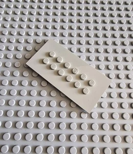 Lego tren tren vagón placa 4x8 nuevo gris claro 6576 P1 - Imagen 1 de 1