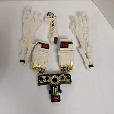 Mighty Morphin Power Rangers Titanus 1993 cañón cola izquierda y derecha piezas y cabeza Foto 1 de 4