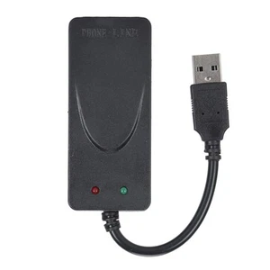 Usb 56K External Dial Up Fax Data Modem Dual Rj11 Ports Support Caller Id TDM - Picture 1 of 22