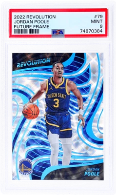 2022 Panini Revolution Jordan Poole Future Frame #79 /60 PSA 9 - Image 1 of 2