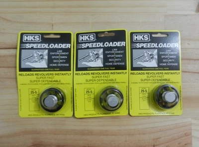 HKS Speedloader NEW;  25-5;  6-Shot;  45 Long Colt;  3 Pack;  Fast & Dependable - Image 1 of 2