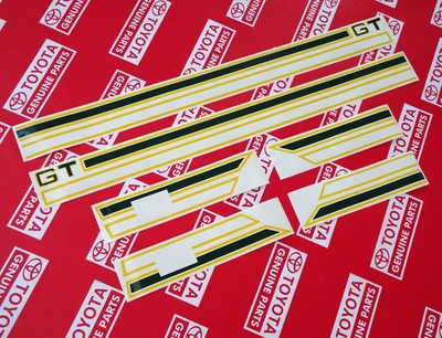 Juego de pegatinas laterales Toyota Celica Coupe GT TA22 RA20 RA21 1971 1972 1973 1974 1975 Foto 1 de 4