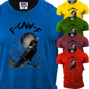 T-shirt uomo divertente American Crow Birds Lover USA nuova grafica regalo maglietta S-3XL - Foto 1 di 12