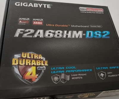 Gigabyte GA-F2A68HM-DS2 + AMD A4 4000 + 4GB RAM DDR3 + I/O SHIELD - Immagine 1 di 4
