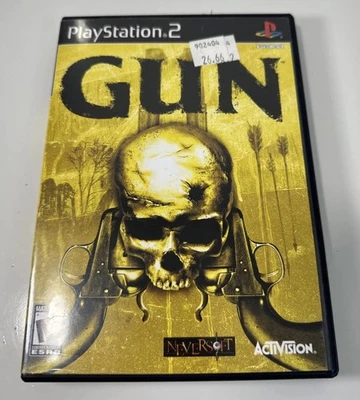 Gun (Sony PlayStation 2, 2005) PS2 Complete Manual Untested - Image 1 of 4