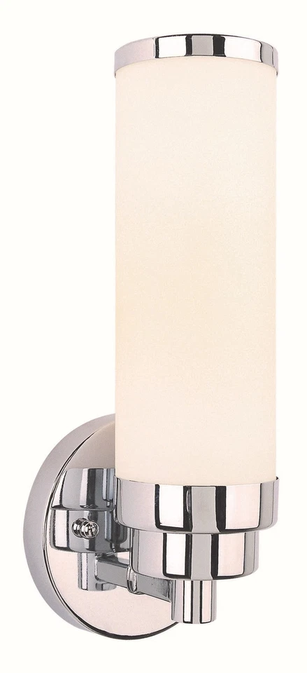 Forte Lighting 55007-01 Morgan 5"W LED Wall Sconce - Chrome - Image 1 of 1