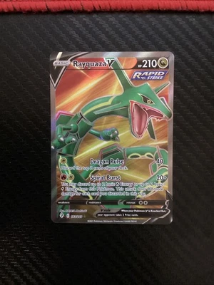 Rayquaza V (Full Art) Ultra Rare SWSH07: Evolving Skies 193/203 NM - Image 1 of 2