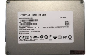 Crucial CT120M500SSD1 FW:MU03 CT120M500SSD1 120gb 2.5" Sata SSD - Picture 1 of 1