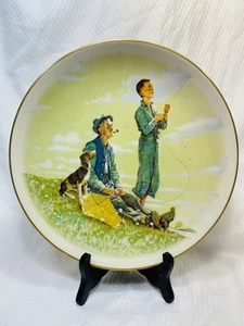 Norman Rockwell Spring 1976 Soaring Spirits Limited Ed. Sammelteller im Karton - Bild 1 von 3
