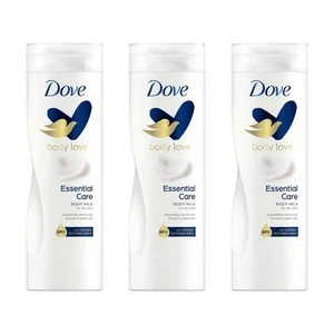 Dove Body Love Essential Care Body Lotion For Dry Skin 400ML - Pack of 3 - Picture 1 of 10