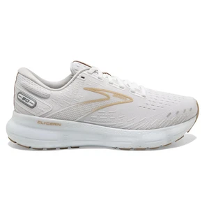 Brooks Glycerin 20 White Khaki Women's 120369 1B 122 - Picture 1 of 5