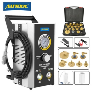 Brake Bleeder Kit Electric Brake Bleeder Fluid Exchanger Vacuum Pump 24 Adapter - Bild 1 von 19