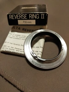 🗿Minolta II Umkehrring #8326-200 (55mm) Reverse Ring. neu & verpackt. - Bild 1 von 3