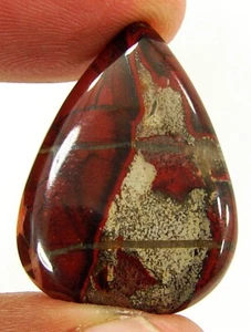 19.60 Ct Natural Coco Jasper Loose Gemstone Cabochon Wire Wrap Stone - 22290 - Picture 1 of 2