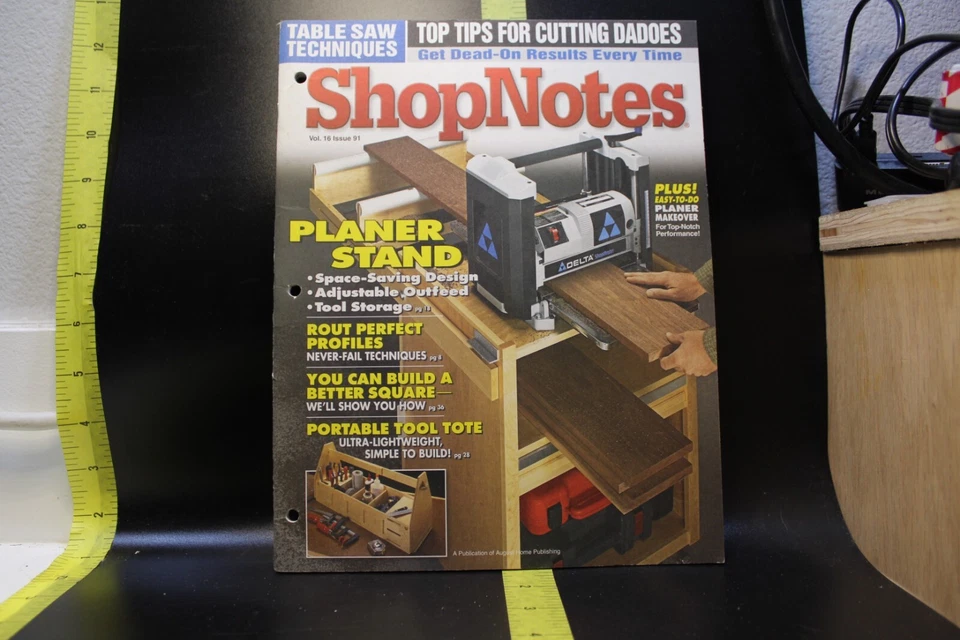 SHOPNOTES Magazine - Vol. 16, Issue #91 -  Jan/Feb 2007 - Image 1 of 1