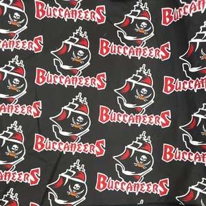 1Y + Rare 100% Cotton Tampa Bay Buccaneers NFL Football 18" by 58" Fabric 1997 - Picture 1 of 2