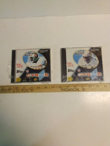 2 Football Cyber Cards,Warren & Rice,NEW,No 20 & No. 2,CD Rom, 1996 Series