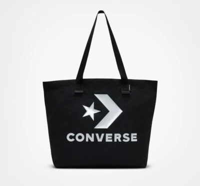 Bolso de Mano Converse Unisex Star Chevron, 10024675-A01 Converse Negro/Blanco Foto 1 de 4