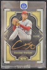 2023 Topps Tier One GOLD INK AUTO SHOHEI OHTANI ON-CARD AUTOGRAPH #/25 DODGERS 