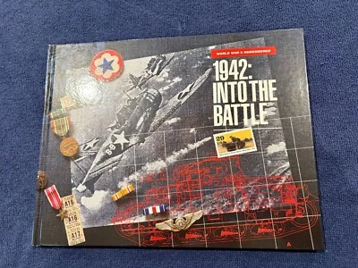 World War II Remembered 1942 Into the Battle, Book w/ STAMPS SCN 2697 - Image 1 of 4
