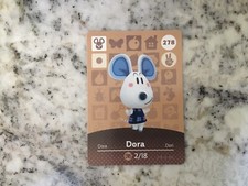 DORA #278 Animal Crossing Amiibo Authentic Nintendo Mint Card From Series 3