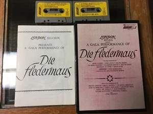 DIE FLEDERMAUS STRAUSS A GALA PERFORMANCE LONDON FFRR OSAS-1319 Cassette Box Set - Picture 1 of 7
