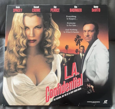 L.A Confidential Laserdisc Kevin Spacey Kim Basinger Russell Crowe Guy Pearce Foto 1 de 2